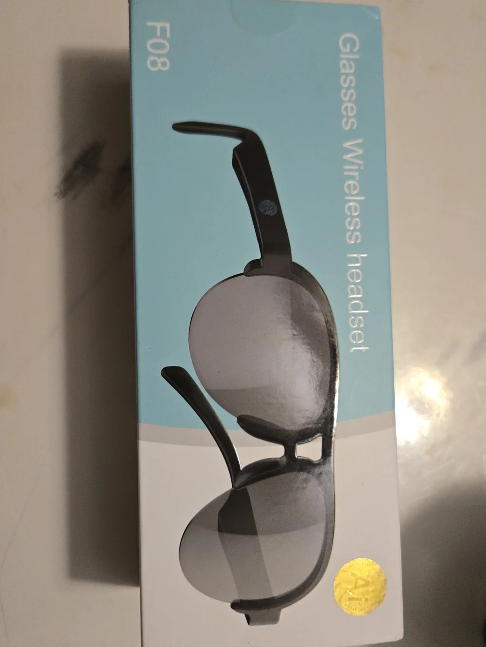 Source Unknown Black Wireless Glasses Headset